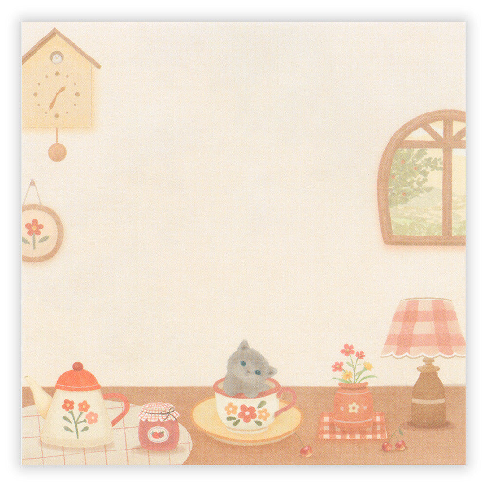 NB Co., Ltd. Memo Pad - Room x Kitten