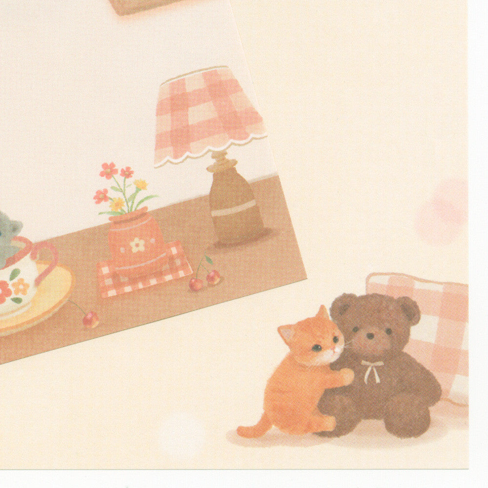 NB Co., Ltd. Memo Pad - Room x Kitten