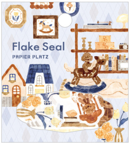 Papier Platz x Nakauchi Waka Flake Seal Stickers (Dog)