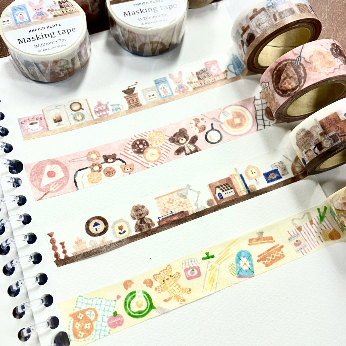 Papier Platz x Nakauchi Waka Washi Tape - Dog