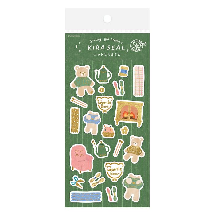 Furukawashiko  Sticker Sheet - Gentle Bear