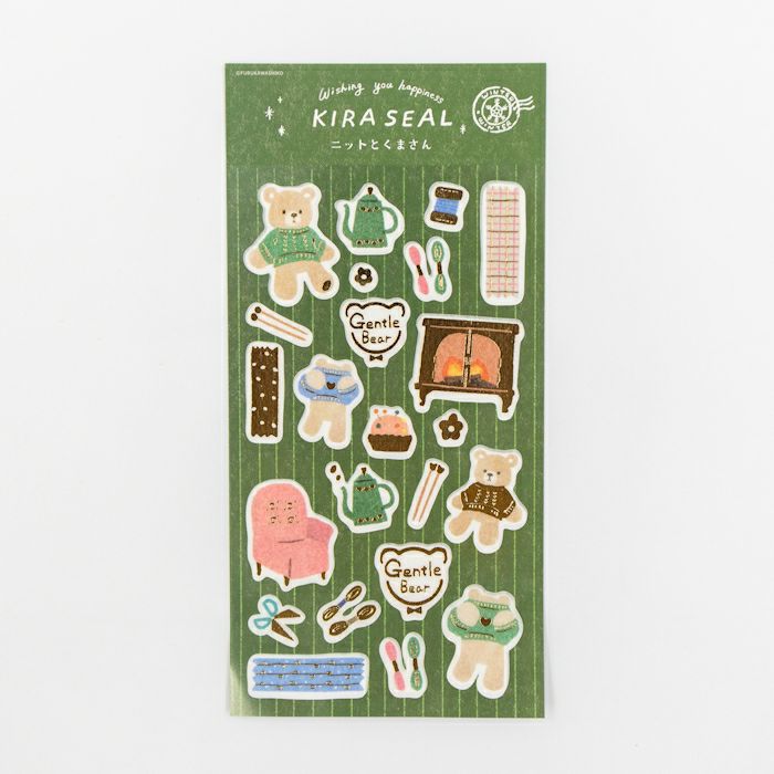 Furukawashiko  Sticker Sheet - Gentle Bear