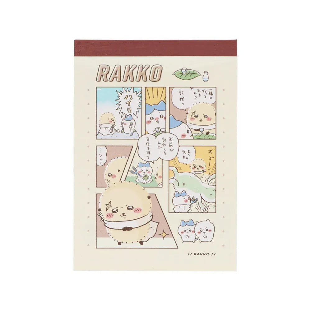 Chiikawa Mini Memo Pad - Rakko