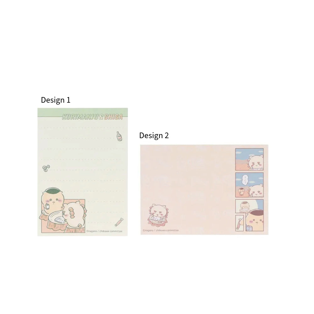 Chiikawa Mini Memo Pad - Kurimanju & Shisa