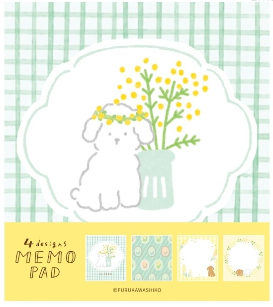 Furukawashiko Memo Pad - Soft Mimosa