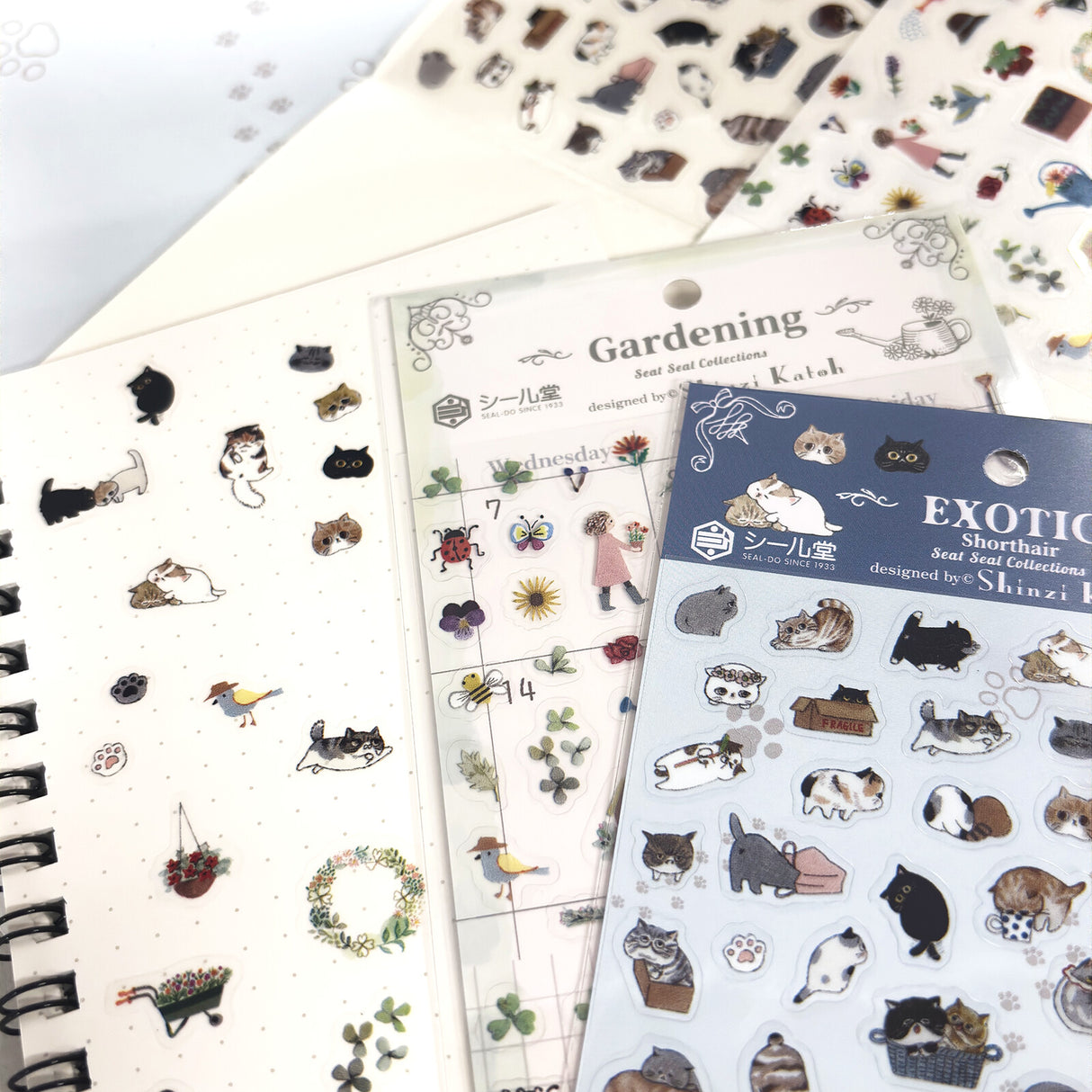 Seal-Do Seat Seal Collections Sticker - Exotic Shorthair