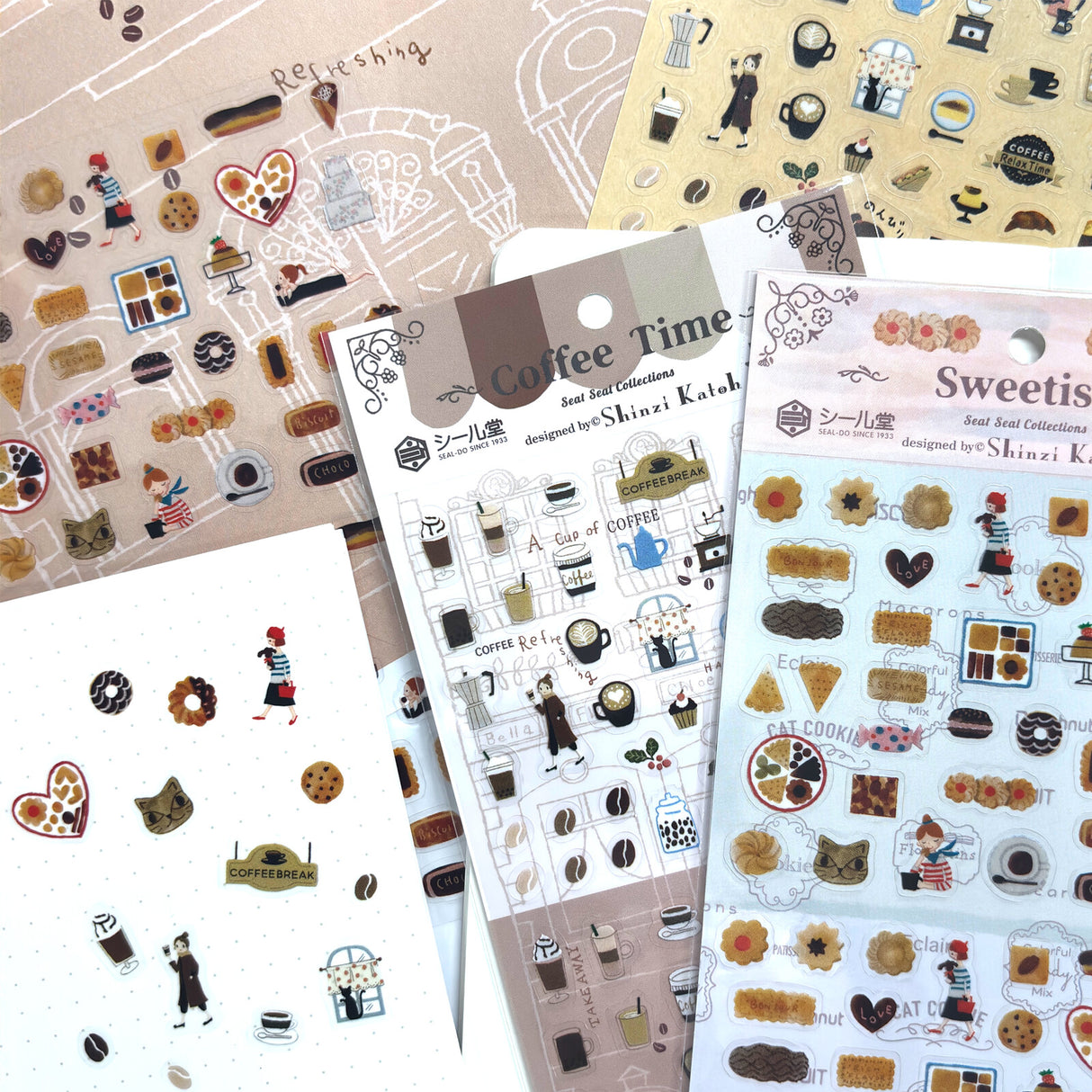 Seal-Do Seat Seal Collections Sticker - Coffee Time