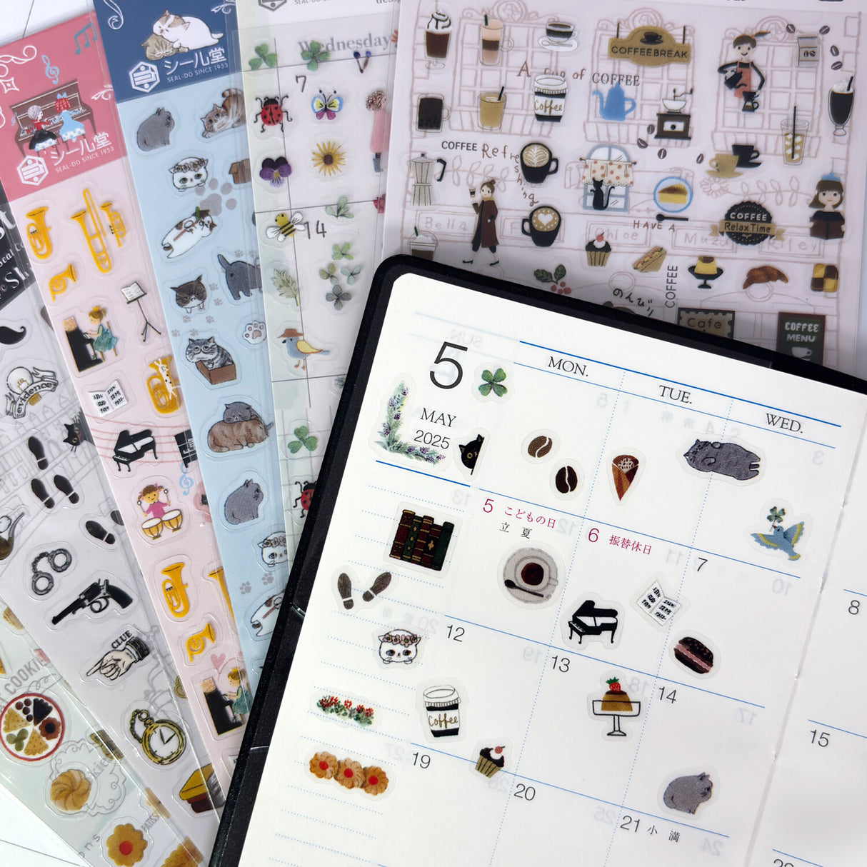 Seal-Do Seat Seal Collections Sticker - Coffee Time