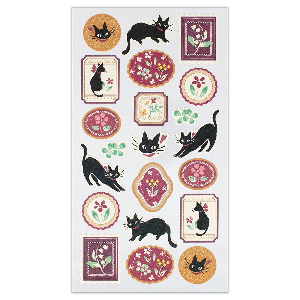 NB Co., Ltd. Wanowa Washi Sticker - Black Cat