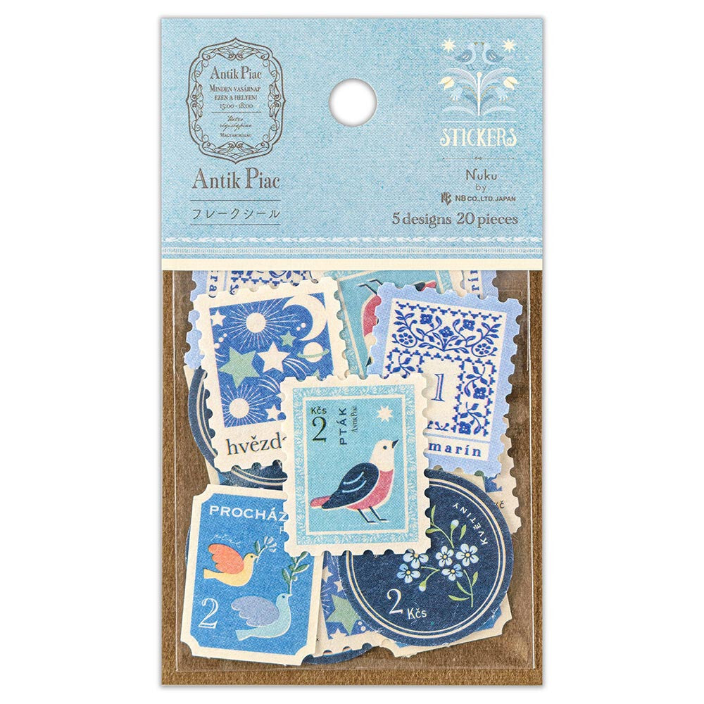 NB Co., Ltd. Stickers - Antique Blue
