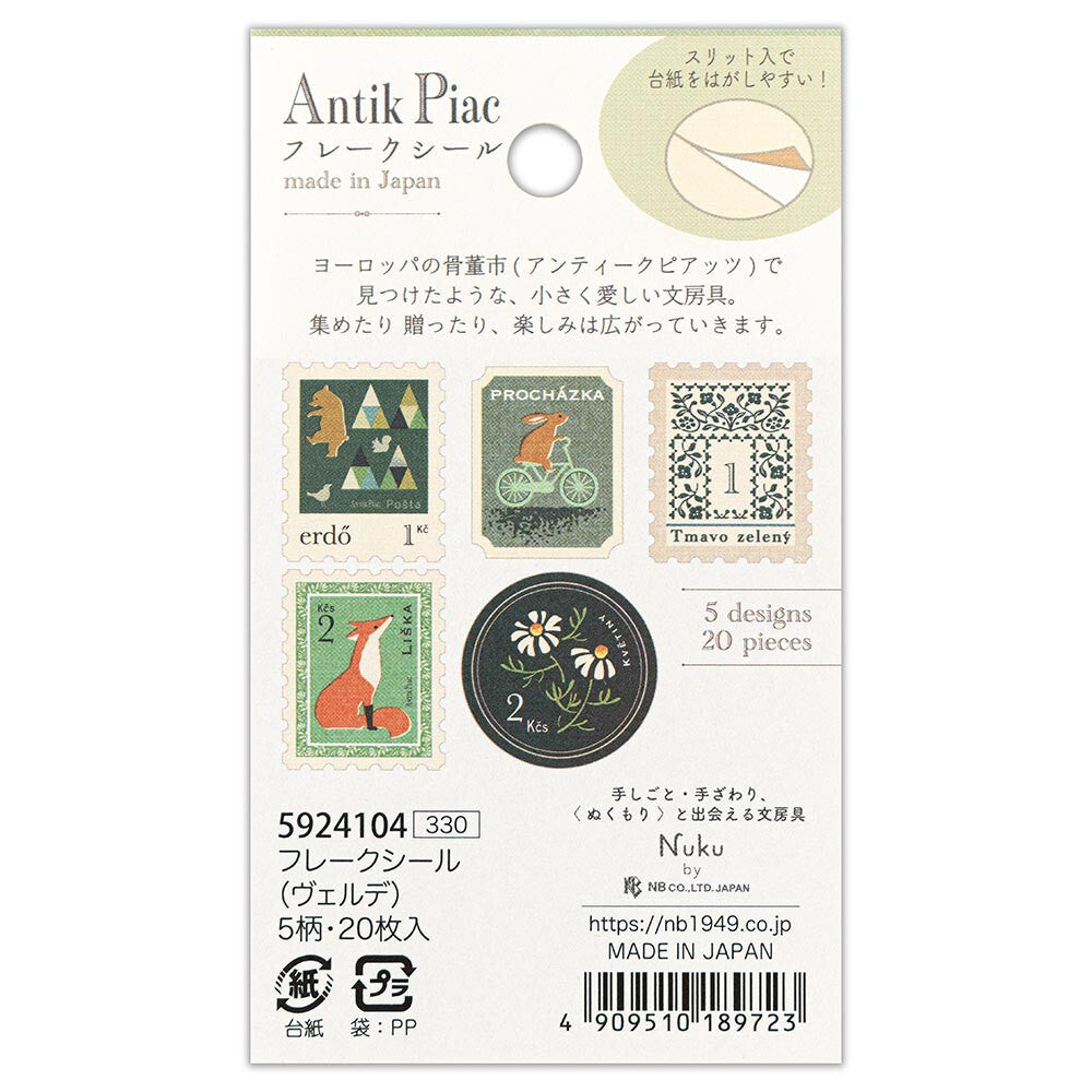 NB Co., Ltd. Stickers - Antique Verde