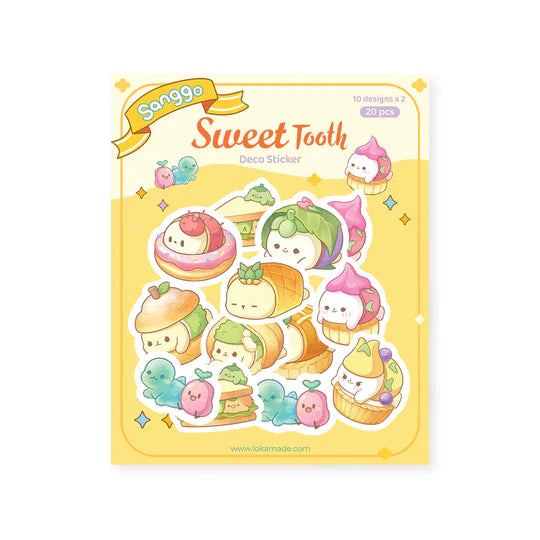 Loka Made Sanggo Deco Sticker - Sweet Tooth