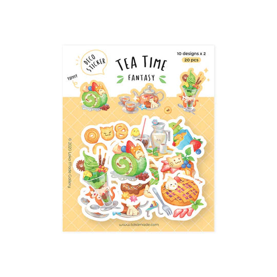 Loka Made Deco Sticker - Tea Time Fantasy