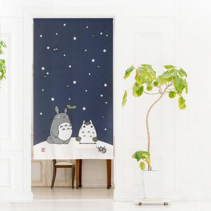 Závěs - Totoro Noren - Yukidaruma 雪だるま