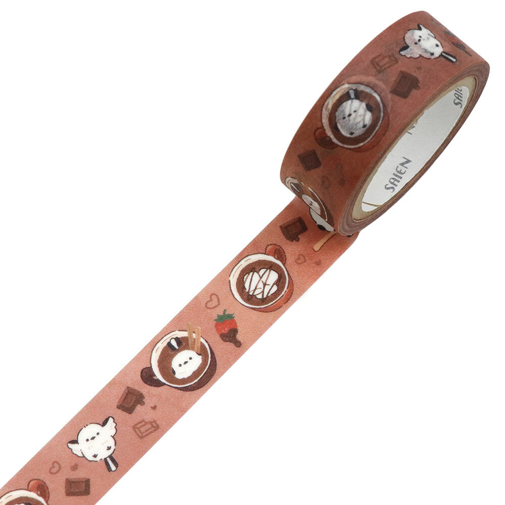 SAIEN Masking Tape - Shimaenaga & Hot Chocolate