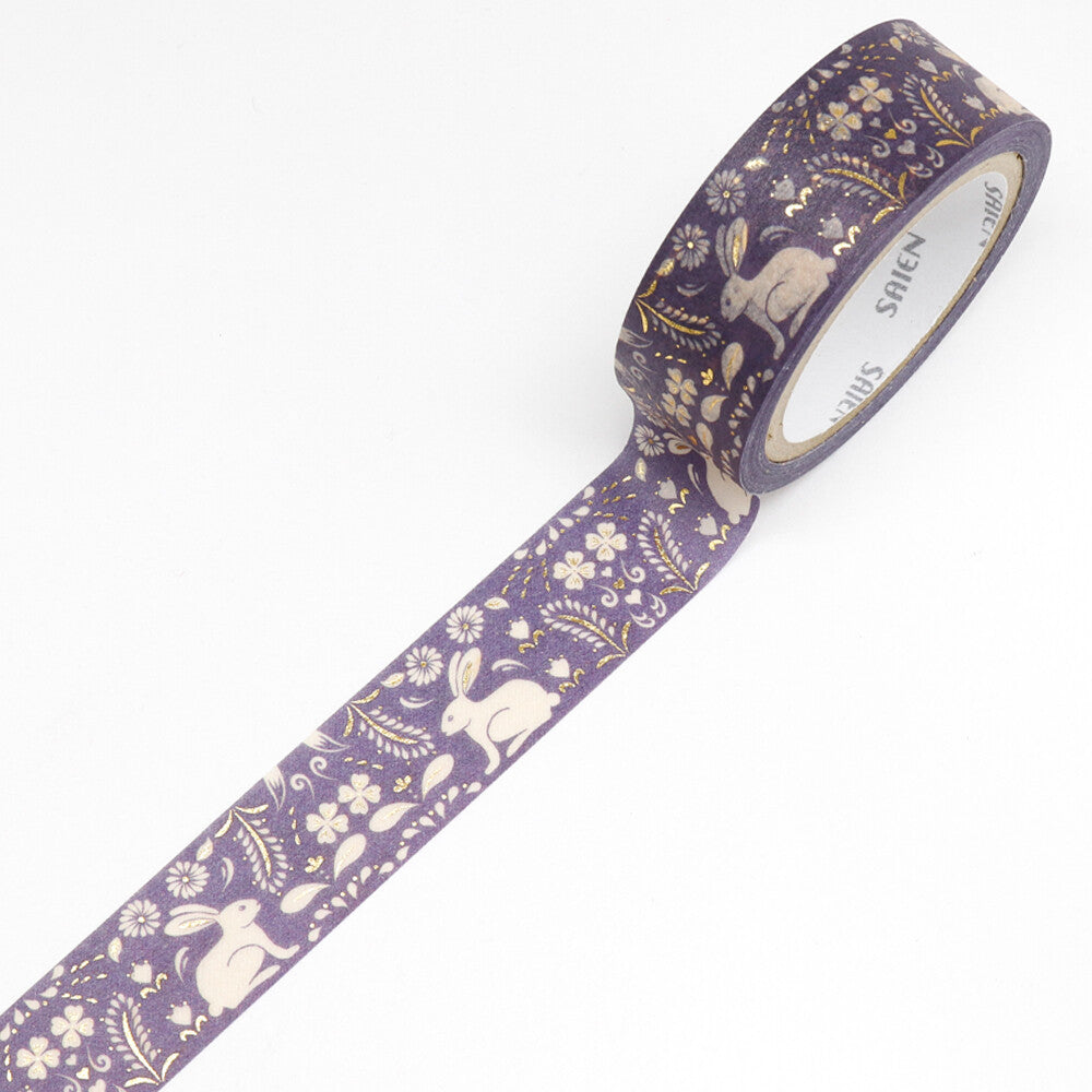 SAIEN Masking Tape - Classical Rabbit