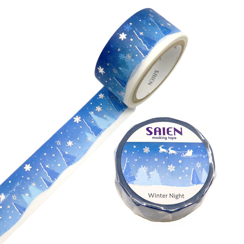 SAIEN Masking Tape - Winter Night