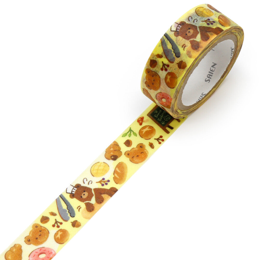 SAIEN Masking Tape - Bear's Bakery
