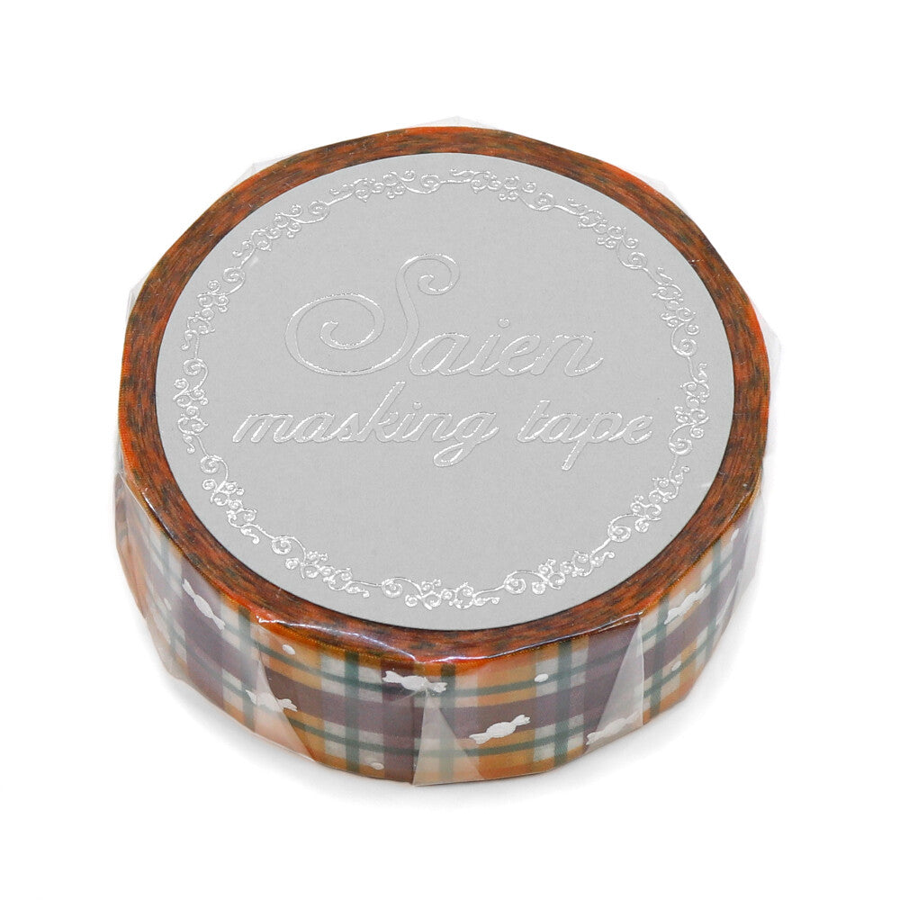 SAIEN Masking Tape - Halloween Plaid