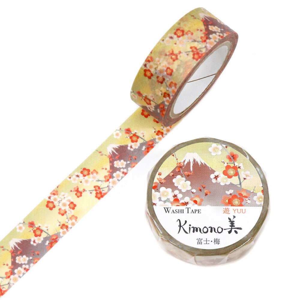Kimono Washi Tape - Mount Fuji & Sakura