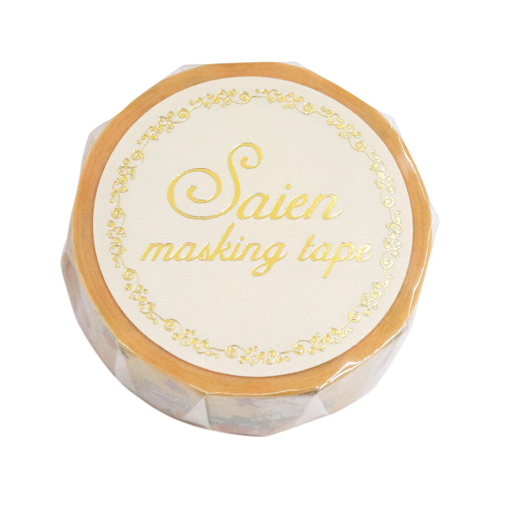SAIEN Masking Tape - Strawberry and Rabbit