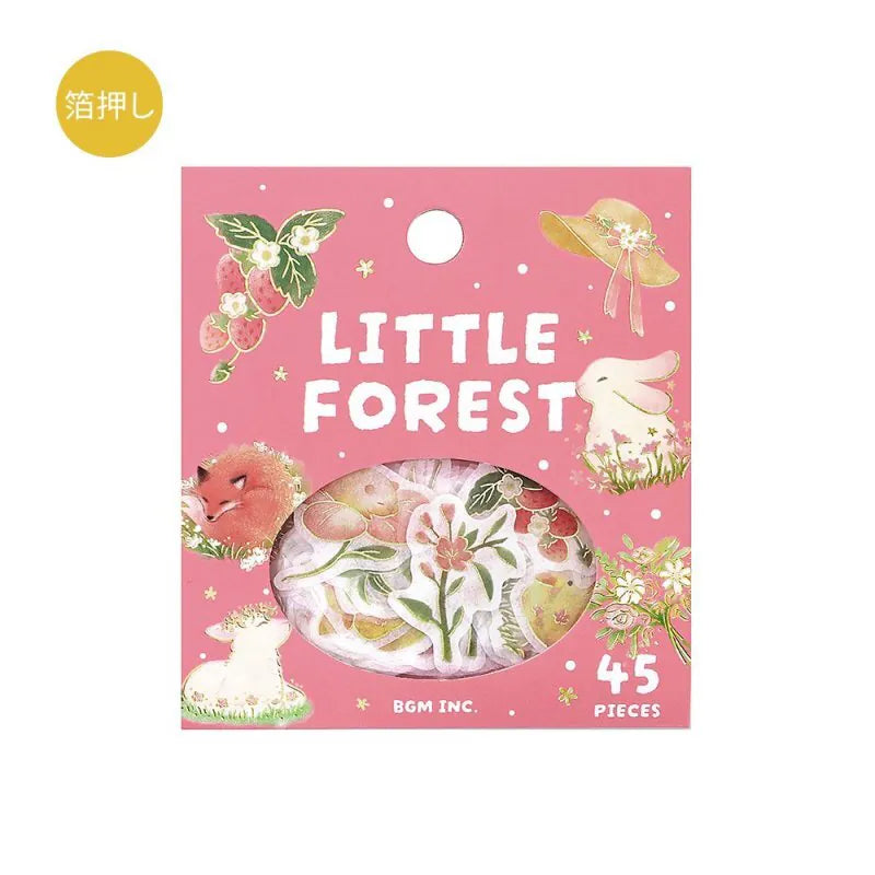 BGM Flake Seal - Little Forest (Pink)