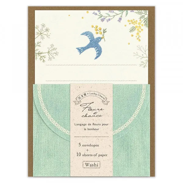 NB Co., Ltd. Mini Letter Set - Fleur et Chance Merci