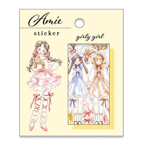 Mind Wave Amie Stickers: Girly Girl