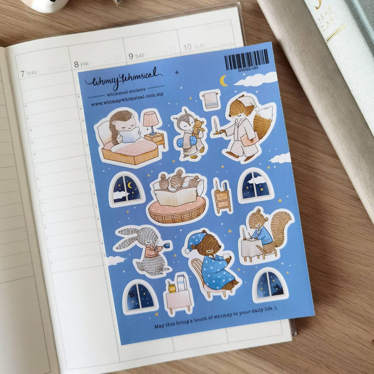 Whimsy Whimsical Studio Sticker Sheet - Good Night