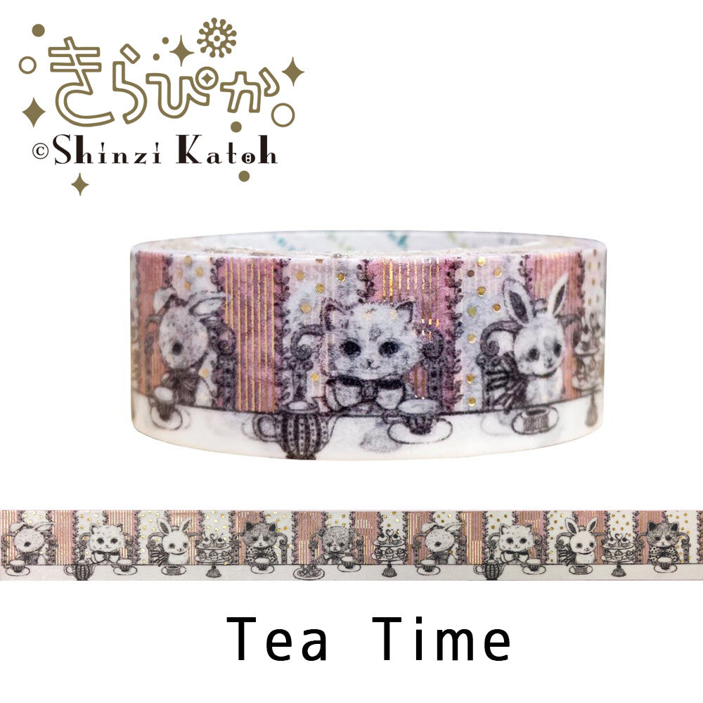 Shinzi Katoh Masking Tape - Tea Time