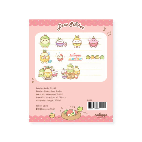 Loka Made Sanggo Deco Sticker - Tropical Expressions