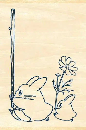 Medium & Small Totoro Stamp