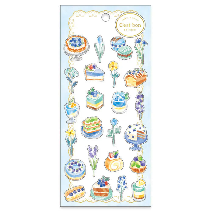 Mind Wave C'est bon Sticker (Blue)