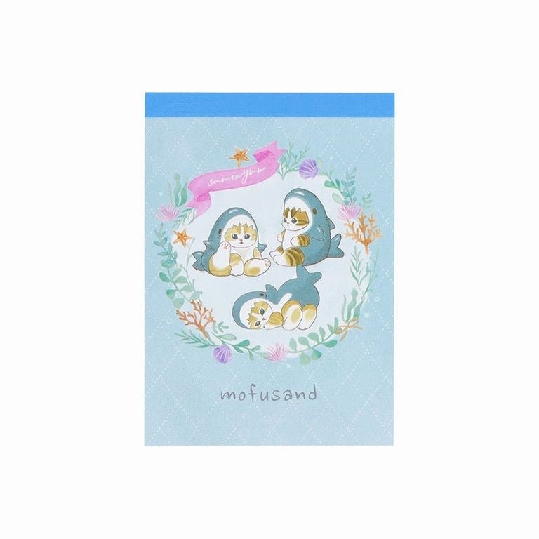 Mofusand Mini Memo Pad - Shark