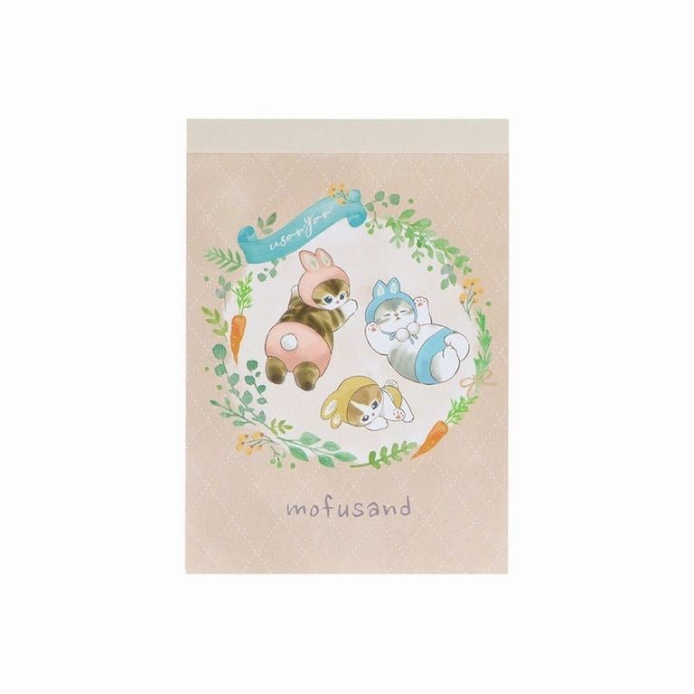 Mofusand Mini Memo Pad - Bunny