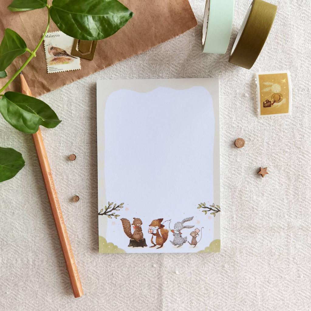 Whimsy Whimsical Memo Pad - Summer Celebration Delights
