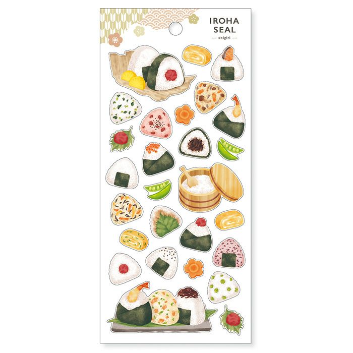 Mind Wave Iroha Seal - Onigiri Sticker