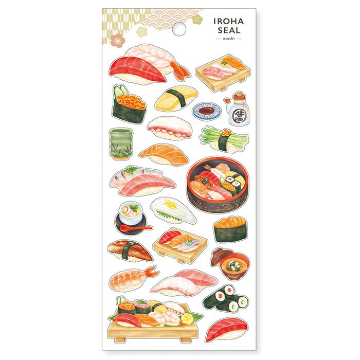 Mind Wave Iroha Seal - Osushi Sticker
