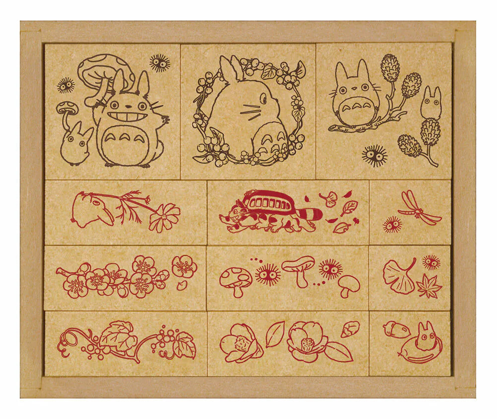 My Neighbour Totoro Flower Stamps (Autumn/Winter)