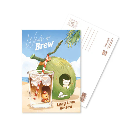 Loka Made Coffeelogy Postcard - What's up Brew