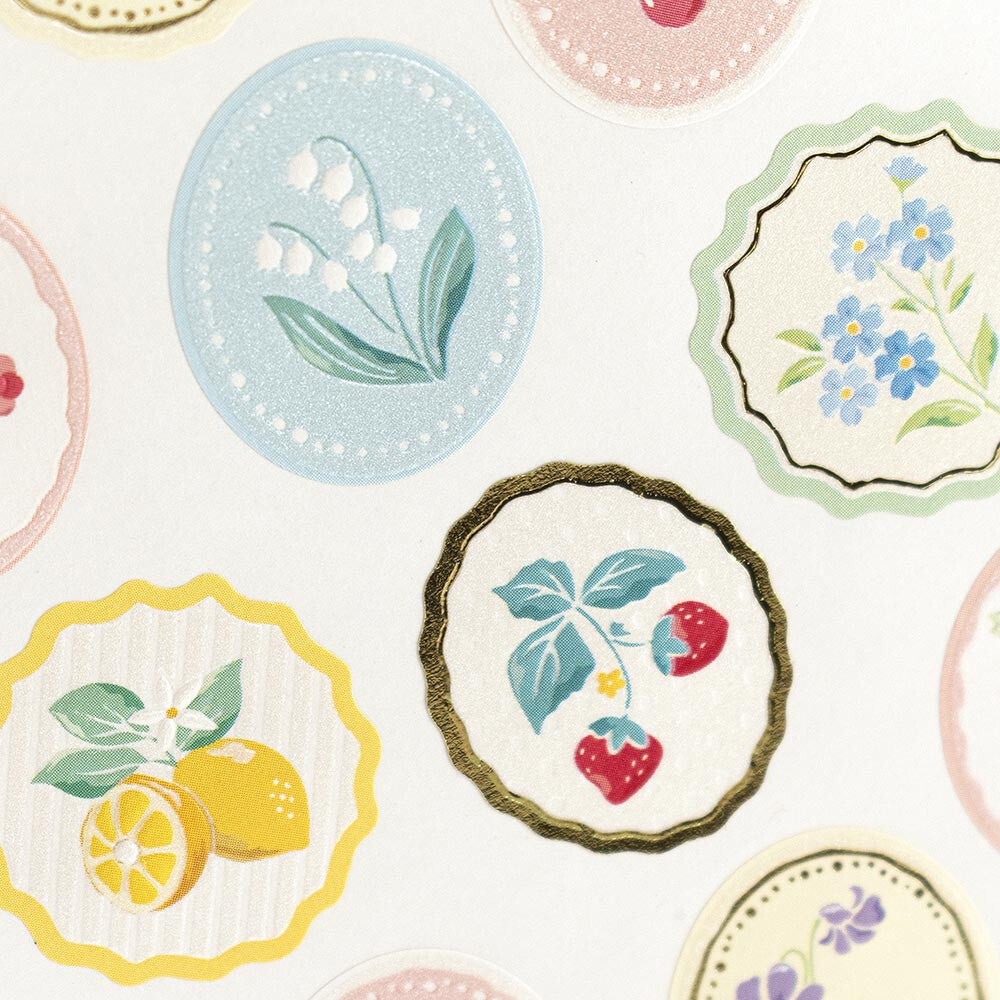 NB Co., Ltd. Stickers - Fruits & Flowers