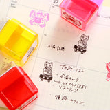 Sanby x Yumi Kitagishi Self Inking Stamp: Cat Fairy