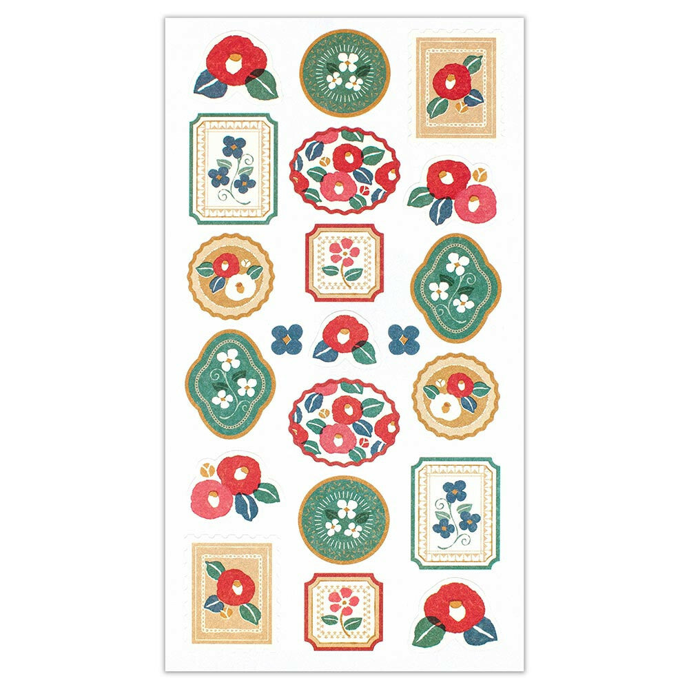 NB Co., Ltd. Wanowa Washi Sticker - Camellia