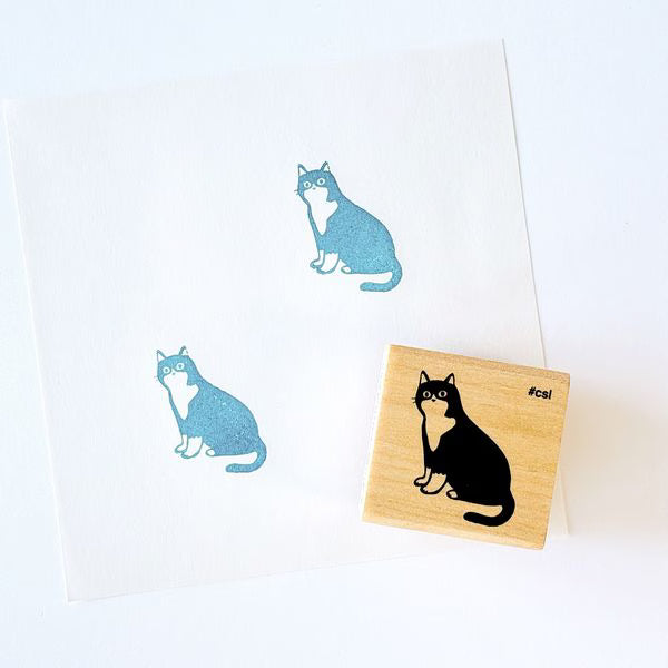 Kodomo No Kao - I Love Stamp / Socks Cat