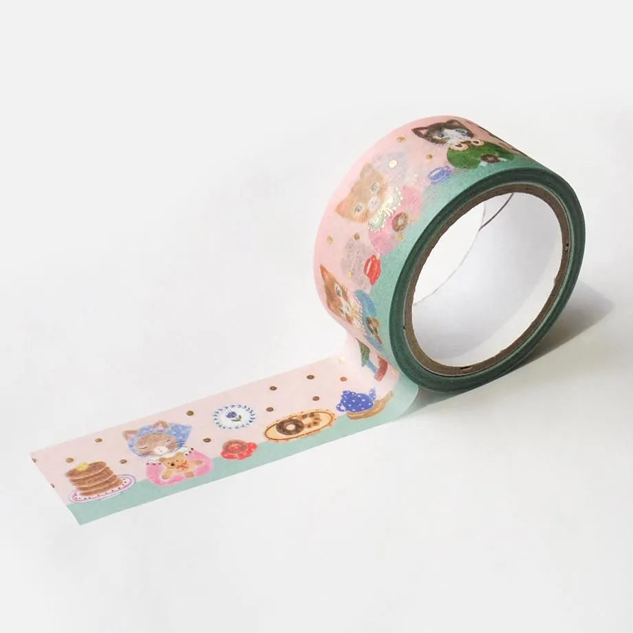 Cozyca x Aiko Fukawa Washi Tape: Snack Time