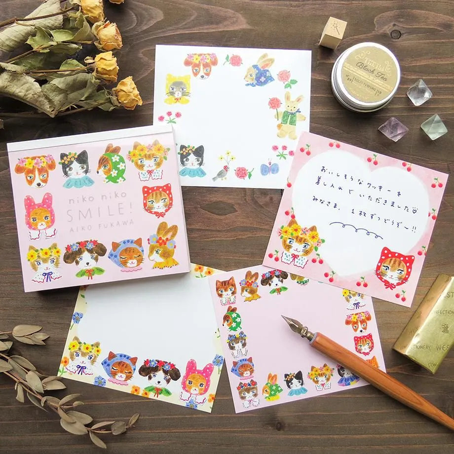 Cozyca x Aiko Fukawa Memo Pad: niko niko SMILE!