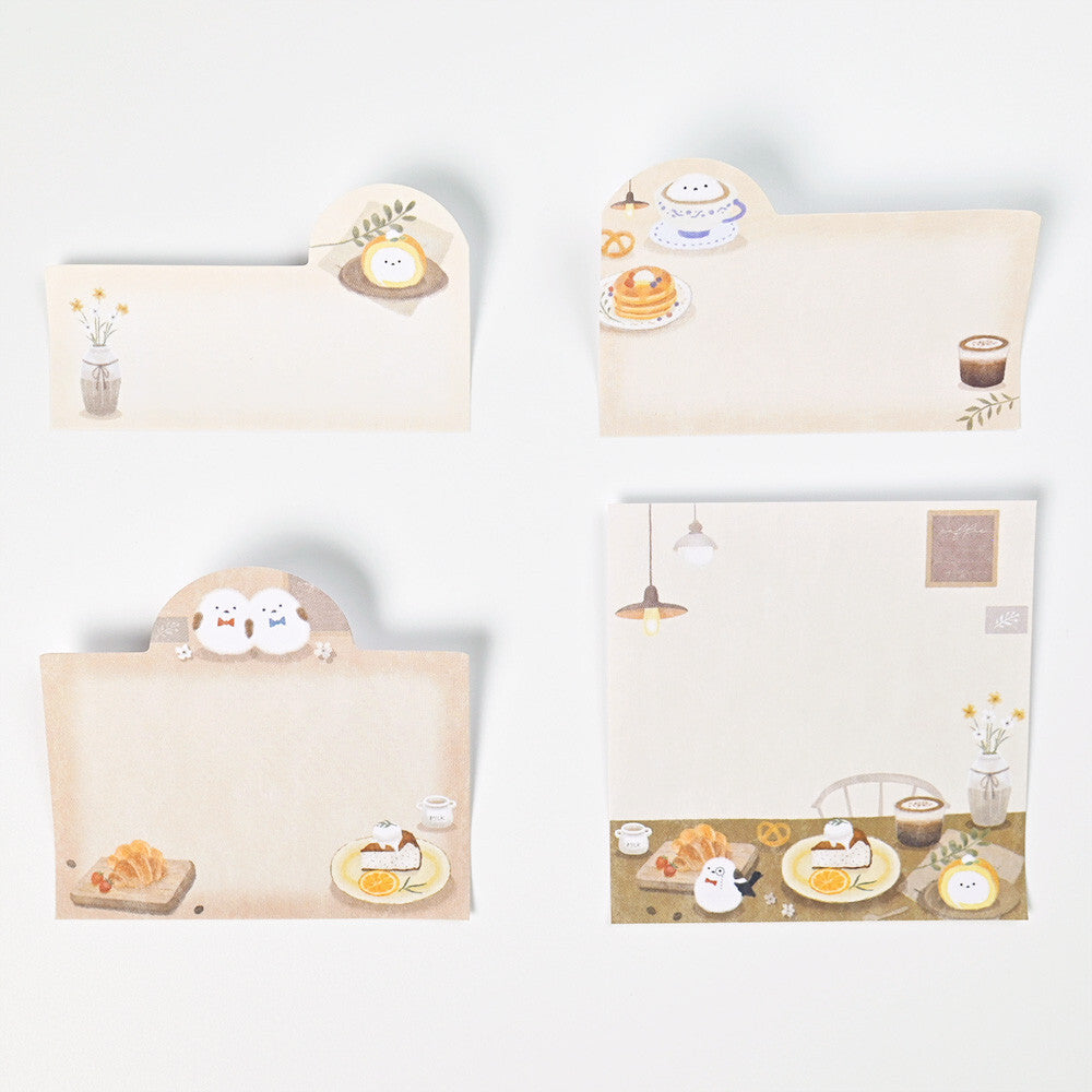 NB Co., Ltd. Sticky Notes: Mattari Animals cafe x shimaenaga