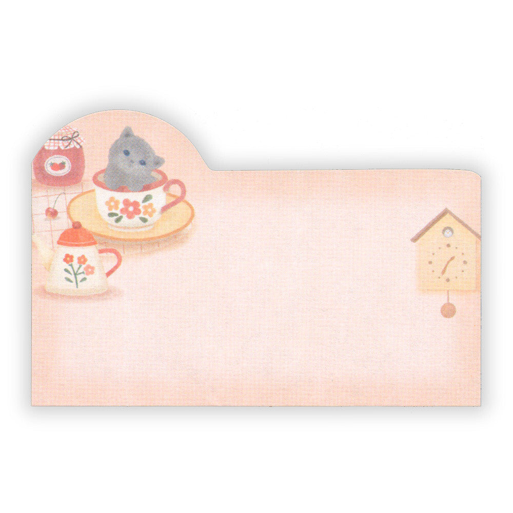NB Co., Ltd. Sticky Notes: Mattari Animals room x kitten