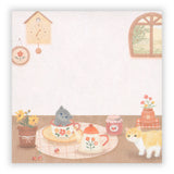 NB Co., Ltd. Sticky Notes: Mattari Animals room x kitten