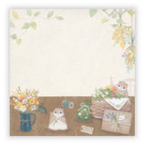 NB Co., Ltd. Sticky Notes: Mattari Animals flower x momonga